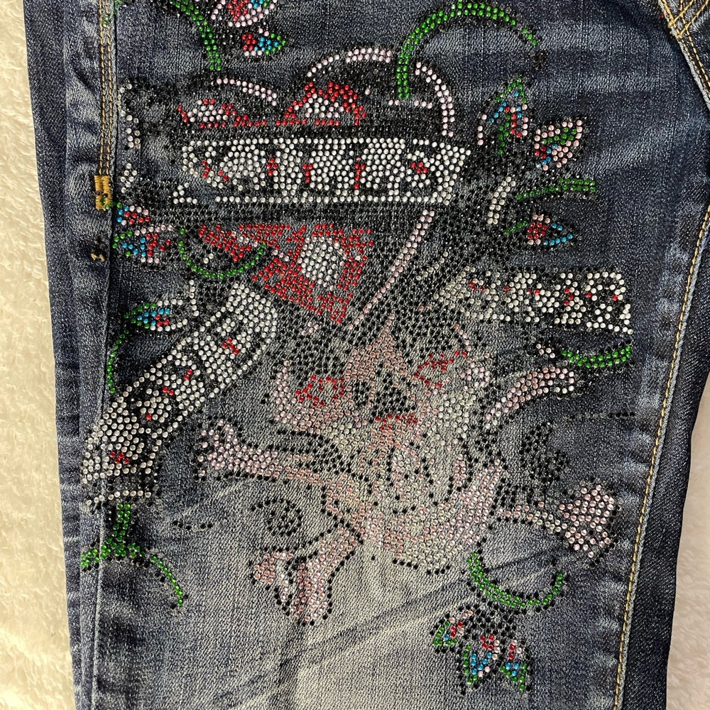 Ed Hardy Low Rise Straight Size 29 Jeans - Picture 4 of 15